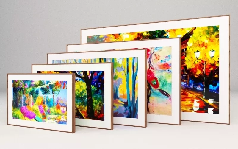 Different spectrum screen sizes that displays a high definition images.